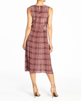 DOROTHY A-Line Midi Dress with Waist Tie