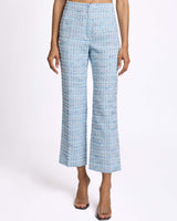 ROMA Straight Leg Ankle Pant in Modern Tweed