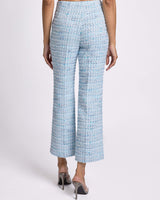 ROMA Straight Leg Ankle Pant in Modern Tweed