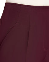 DELLA Straight Leg Pants with Slanted Pockets in Soft Stretch Crepe