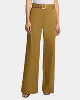 MACY Wide Leg Cargo Pants with Side Patch Pockets in Stretch Cotton