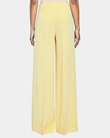 LILY Wide Leg Pants with Slanted Side Pockets in Fluid Cady