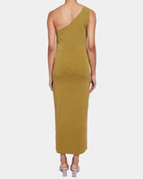 AZALEA Sleeveless One-Shoulder Bodycon Midi Knit Dress