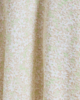 DAVIN Sleeveless Asymmetric Fit and Flare Midi Dress in Cotton Seersucker