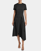 MADDY Multi-Panel Asymmetric Dress in Stretch Cotton