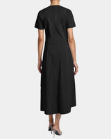 MADDY Multi-Panel Asymmetric Dress in Stretch Cotton