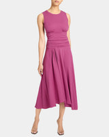 JOSIE Sleeveless Midi Dress in Cotton Blend