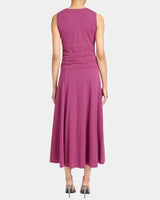 JOSIE Sleeveless Midi Dress in Cotton Blend