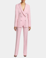 PACO Double Breasted Jacket in Soft Stretch Crepe