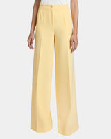 LILY Wide Leg Pants with Slanted Side Pockets in Soft Stretch Crepe
