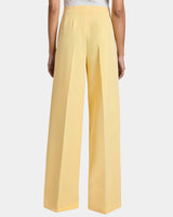 LILY Wide Leg Pants with Slanted Side Pockets in Soft Stretch Crepe