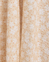 DAVINA Sleeveless Asymmetric Fit and Flare Midi Dress in Cotton Seersucker