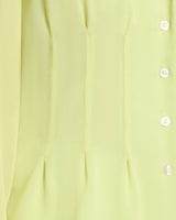 WINNIE Long Sleeve Buttoned Blouse in Silk Georgette