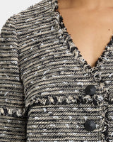 REGINA Relaxed Fit Jacket in Modern Tweed