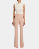 BETH Mid-Rise Flared Pant in Soft Stretch Crepe