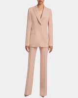 JUNO Double Button Jacket in Soft Stretch Crepe