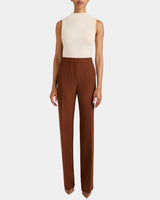 PRIMA Straight Leg Pants in Soft Stretch Crepe
