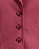 FREYA Three Button Jacket in Stretch Wool