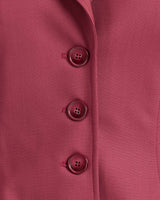 FREYA Three Button Jacket in Stretch Wool