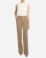 DELLA Straight Leg Pants in Stretch Wool