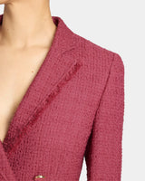 ALAIA Double-Breasted Tweed Jacket