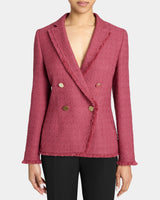 ALAIA Double-Breasted Tweed Jacket