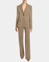 JESS Single Button Jacket in Stretch Wool