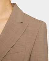 JESS Single Button Jacket in Stretch Wool