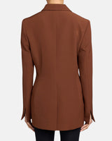 FREYA Three Button Jacket in Soft Stretch Crepe