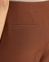 DELLA Straight Leg Pants in Soft Stretch Crepe