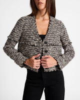 REGINA Relaxed Fit Jacket in Modern Tweed