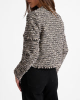 REGINA Relaxed Fit Jacket in Modern Tweed