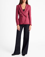 ALAIA Double-Breasted Tweed Jacket