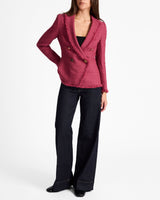 ALAIA Double-Breasted Tweed Jacket