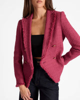 ALAIA Double-Breasted Tweed Jacket