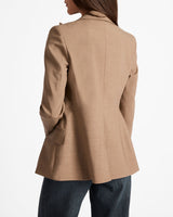 JESS Single Button Jacket in Stretch Wool