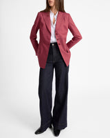 FREYA Three Button Jacket in Stretch Wool