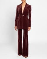MILLI Long Velvet Jacket in Luxury Stretch Velvet