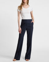BETHANY Flared Pant in Virgin Wool Stretch