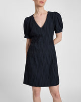 BIANCA Shift Dress in Abstract Jacquard