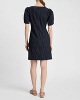 BIANCA Shift Dress in Abstract Jacquard