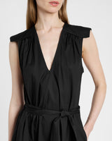 NIU Cap Sleeve Maxi Cotton Dress
