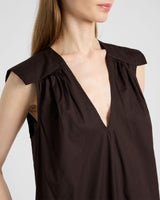 NIU Cap Sleeve Maxi Cotton Dress