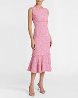 ANDI Sleeveless Sheath Tweed Dress