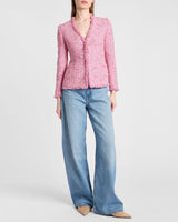 CYNTHIA Jacket in Luxury Cotton Blend Tweed