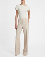 CAMILA Wide Leg Pant in Soft Stretch Crepe