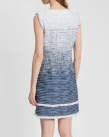 ARETHA Sleeveless Shift Ombre Dress