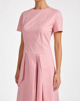 MADELINE Multi-Panel Dress in Stretch Cotton