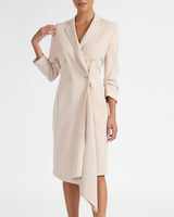 LIBRA Modern Blazer Dress in Soft Stretch Crepe