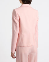 JODIE Two-Button Blazer in Tropical Wool Stretch